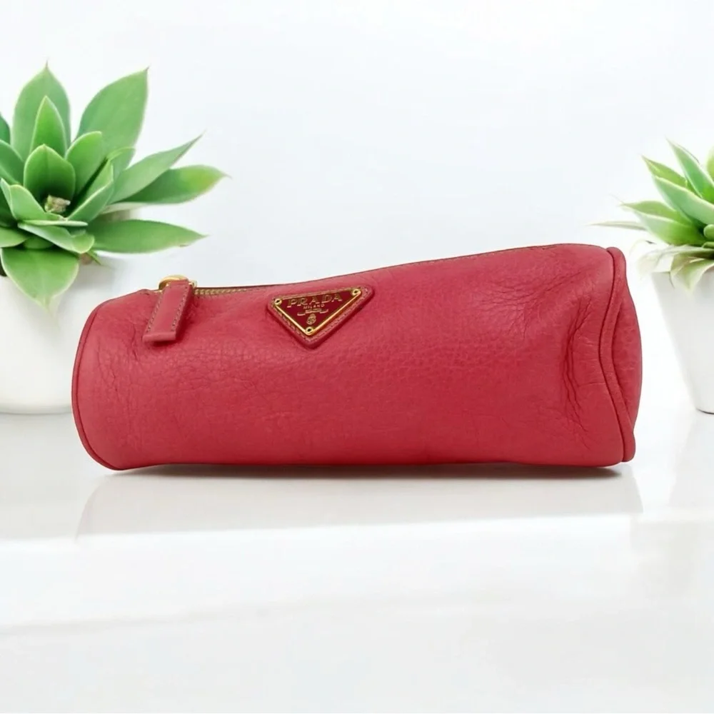 PRADA Signature Leather Pouch Bag 😍❤️🔥